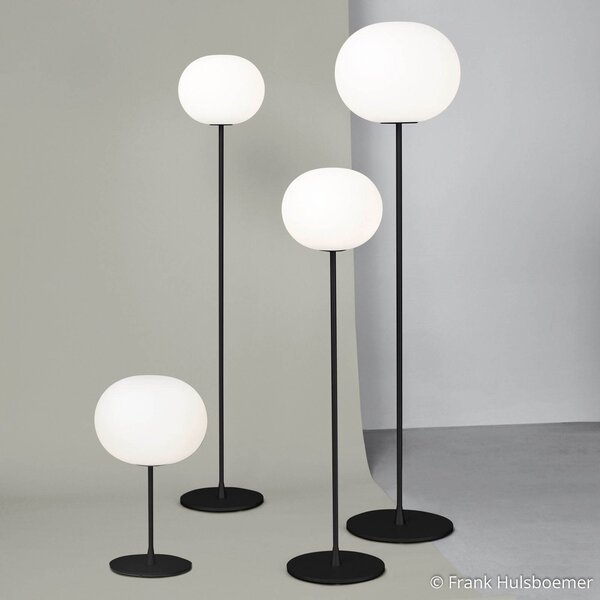 Stolní lampa FLOS, Glo-Ball T1, stmívatelné, Černá, Obývací pokoj, Sklo, Design