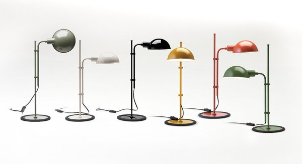 Stolní lampa MARSET, Funiculí, Oranžová, Obývací pokoj, Kov, Design