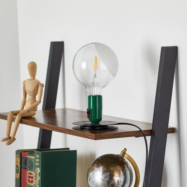 Stolní lampa FLOS, Lampadina, Zelená, Obývací pokoj, Kov, Design