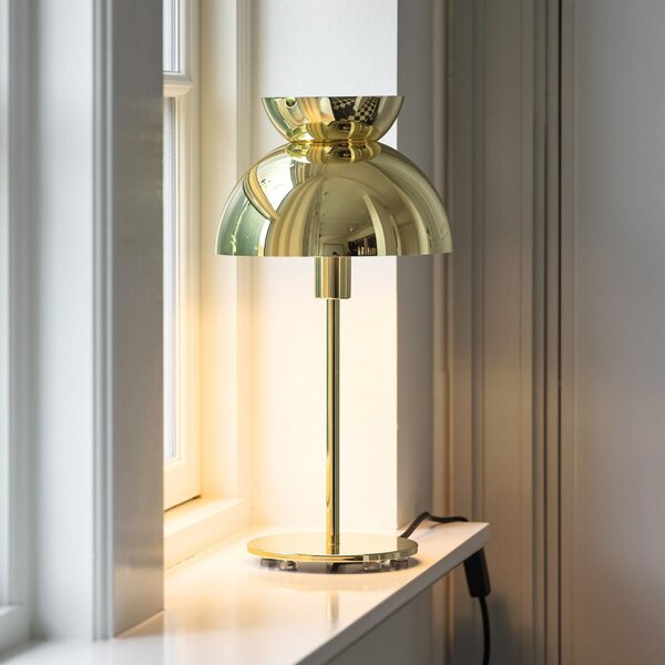 Stolní lampa FRANDSEN, Butterfly, Zlatá / mosazná, Obývací pokoj, Kov, Design