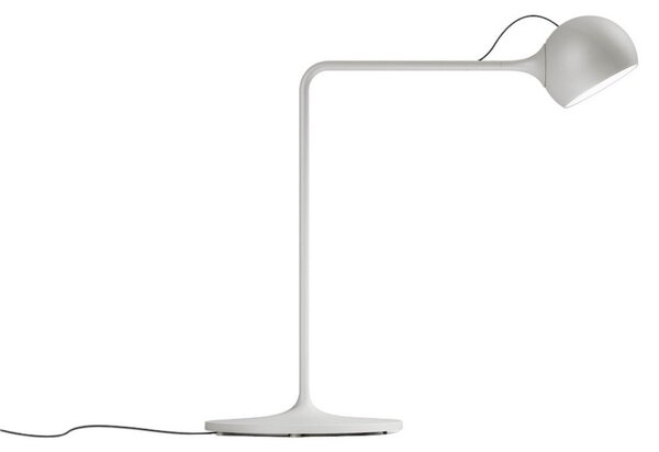 Stolní lampa Artemide, Ixa, stmívatelné, Šedá, Obývací pokoj, Kov, Design