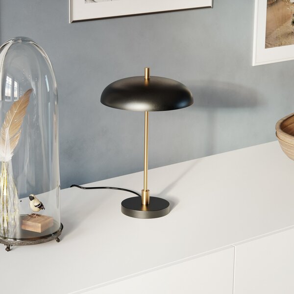 Stolní lampa By Rydéns, Shelby, Černá, Obývací pokoj, Skandinávský