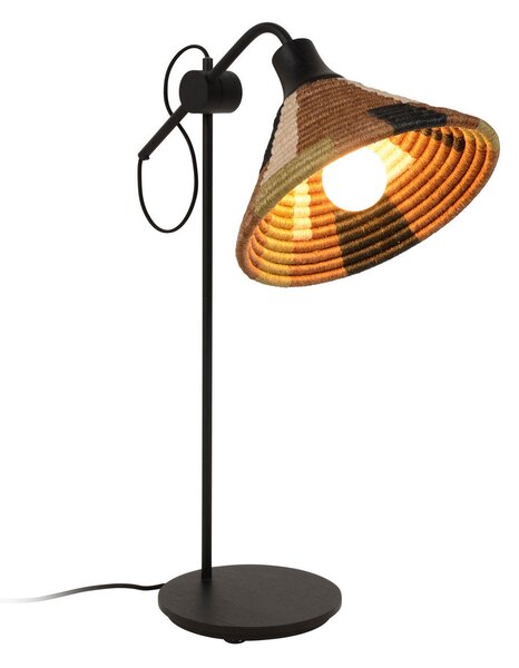 Stolní lampa Forestier, Parrot, Černá, Obývací pokoj, Kov, Design