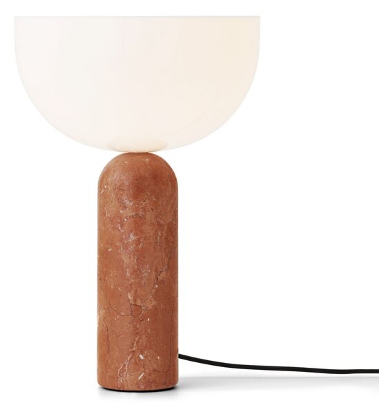 Stolní lampa New Works, Kizu Large, Hnědá / Rezavá, Obývací pokoj, Mramor, Design