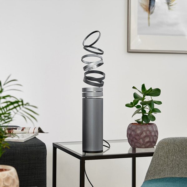 Stolní lampa Artemide, Decomposé, Šedá, Obývací pokoj, Kov, Design