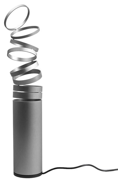 Stolní lampa Artemide, Decomposé, Šedá, Obývací pokoj, Kov, Design