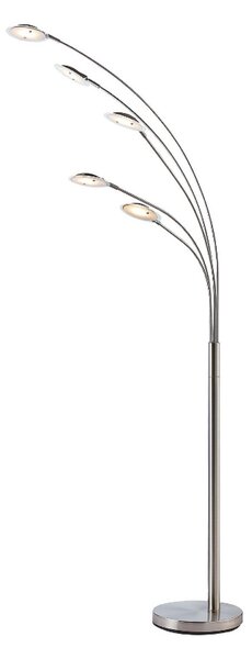 Stojací Lampa Lindby, Anea, Metalická, Obývací pokoj, Kov, Moderní