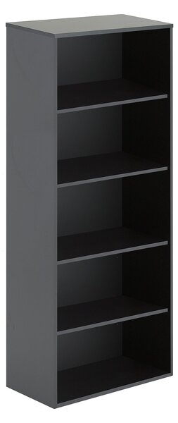 AJ Produkty Policová knihovna MODULUS, výška 2000 mm, černá