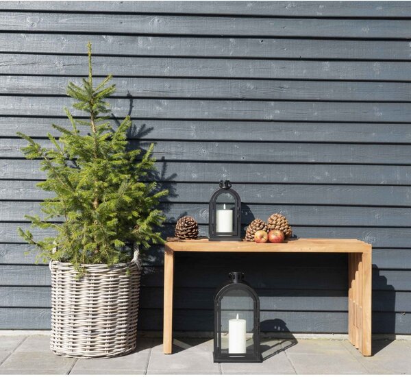 Zahradní lavice Benidorm, teak, přírodní, 90×30×49 cm – House Nordic