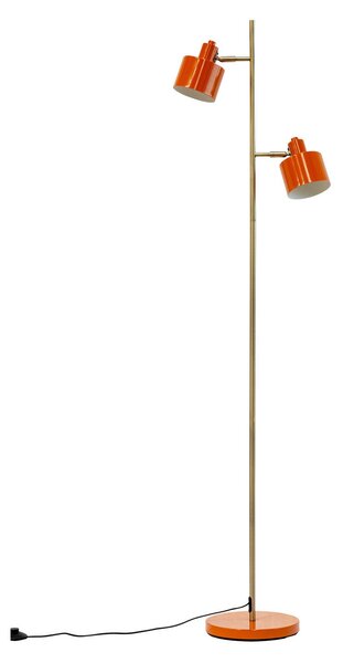 Stojací Lampa Dyberg Larsen, Ocean, Oranžová, Obývací pokoj, Kov, Skandinávský