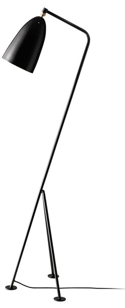 Stojací Lampa GUBI, Gräshoppa, Černá, Obývací pokoj, Kov, Design