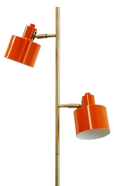 Stojací Lampa Dyberg Larsen, Ocean, Oranžová, Obývací pokoj, Kov, Skandinávský