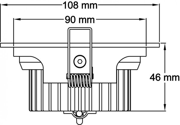 IMPR 565071 Kapego COB Downlight výklopný 12W 4000K kartáč.hliník 350m - DEKOLIGHT