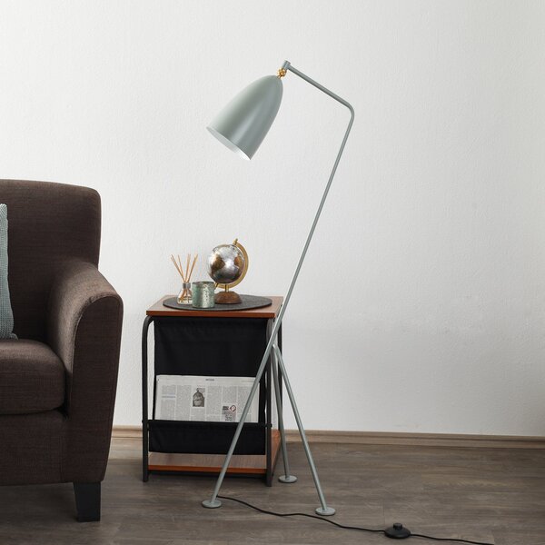 Stojací Lampa GUBI, Gräshoppa, Modrá, Obývací pokoj, Kov, Design
