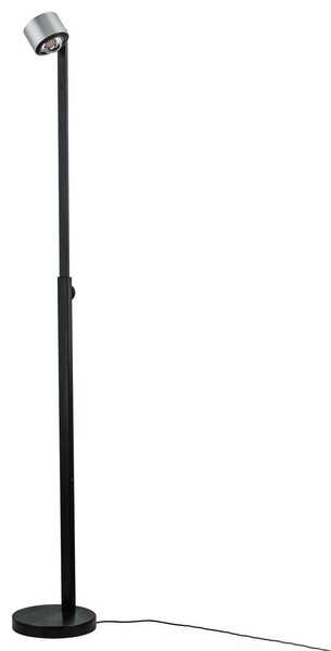 Stojací Lampa Paulmann, Aldan, stmívatelné, Černá, Obývací pokoj, Kov, Moderní