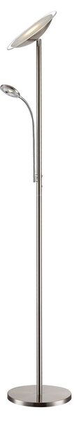 Stojací Lampa Lindby, MALEA, stmívatelné, Metalická, Obývací pokoj, Kov, Moderní