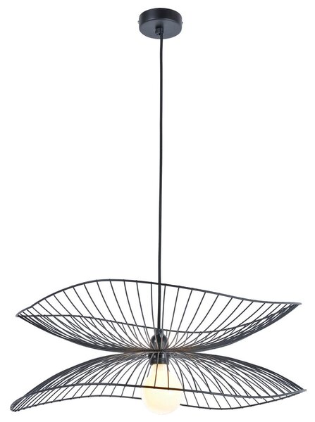 Závěsná svítidlo Forestier, Libellule S, stmívatelné, Černá, Obývací pokoj, Kov, Design