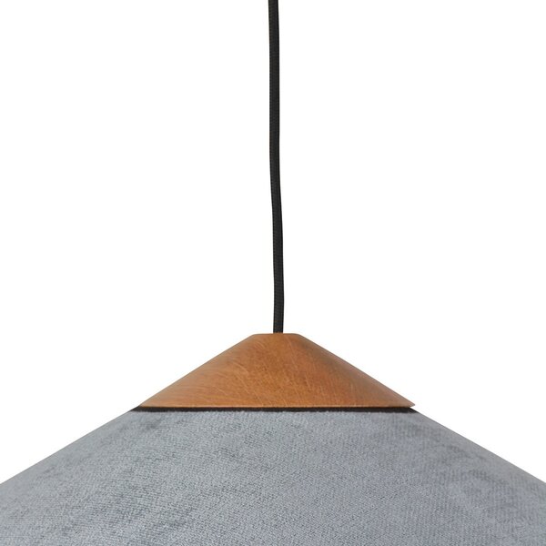 Závěsná svítidlo Forestier, Cymbal S, stmívatelné, Modrá, Obývací pokoj, Tkanina / Textil, Design