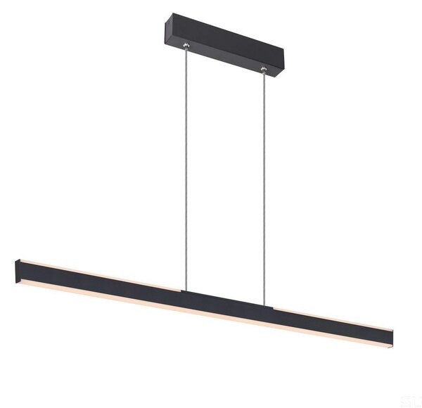Závěsná svítidlo SLV, One Linear, stmívatelné, Černá, Kuchyně, Kov, Moderní