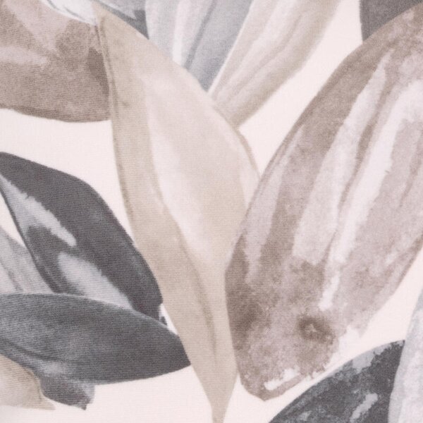 Povlak VELVET leaves šedobéžová 50 x 50 cm