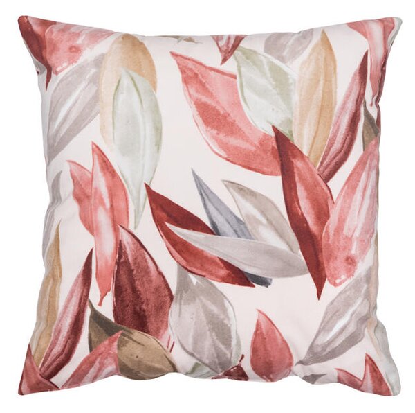 Povlak VELVET leaves rezavošedá 50 x 50 cm