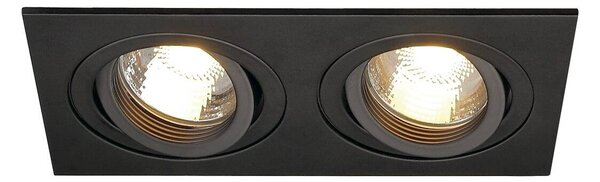 LA 113492 NEW TRIA II GU10 černá 230V GU10 2x50W - BIG WHITE (SLV)