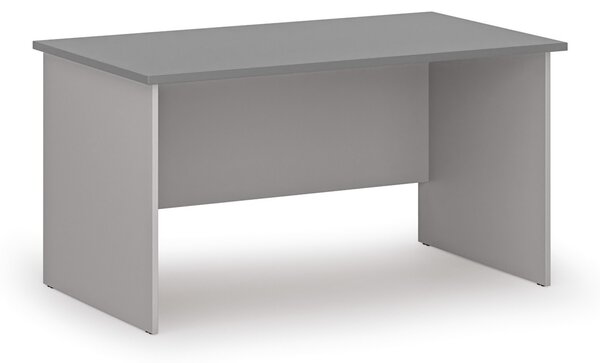 Kancelářský psací stůl PRIMO GRAY, 140x80 cm, šedá/grafit