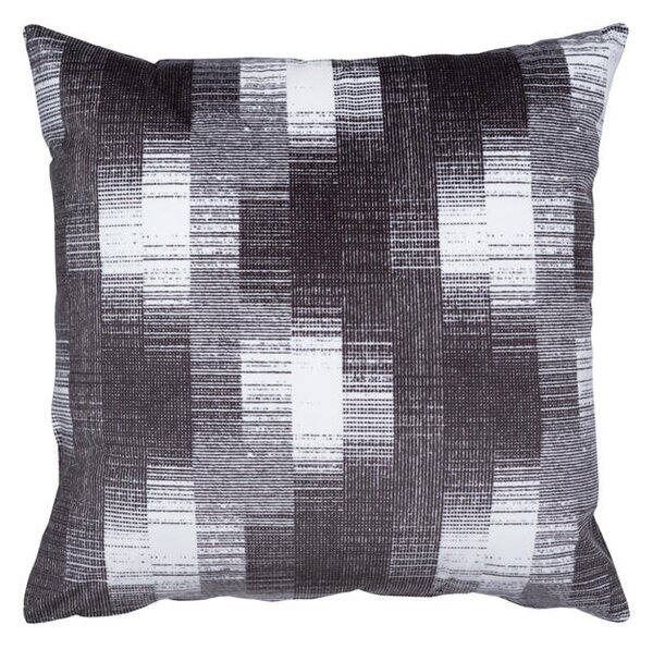 Povlak VELVET strips černobílá 50 x 50 cm