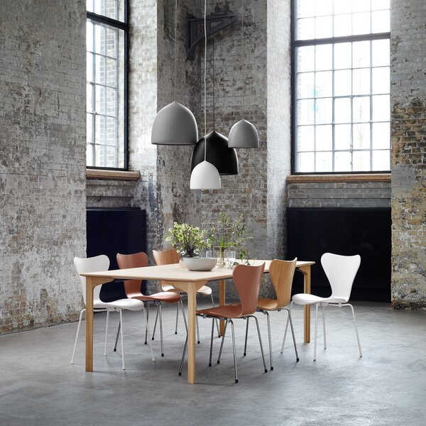 Závěsná svítidlo FRITZ HANSEN, Suspence P1, stmívatelné, Bílá, Obývací pokoj, Kov, Design