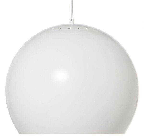 Závěsná svítidlo FRANDSEN, Ball, stmívatelné, Bílá, Obývací pokoj, Kov, Design