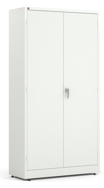 AJ Produkty Kovová skříň STYLE, 1900x1000x400 mm, bílá, bílé dveře