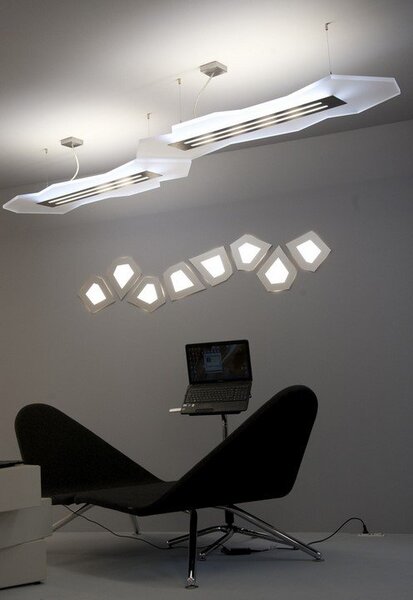 LUX 18010.00 Vestavné svítidlo Zig - Zag LED 10 nerez 1W 12V - LUXLIGHTING