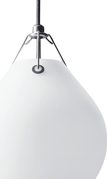 Závěsná svítidlo Louis Poulsen, Moser, stmívatelné, Bílá, Obývací pokoj, Sklo, Design