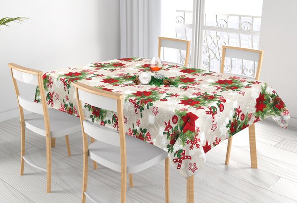 BELLATEX Ubrus VÁNOCE Červená 70x70 cm