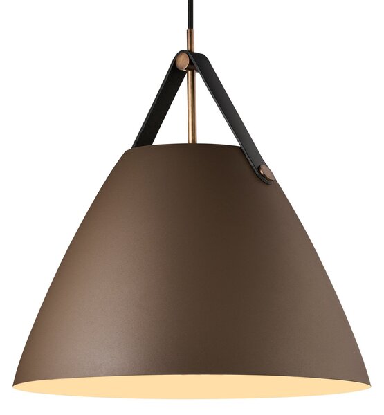 Závěsná svítidlo DFTP by Nordlux, Strap, stmívatelné, Hnědá / Rezavá, Obývací pokoj, Kov, Skandinávský