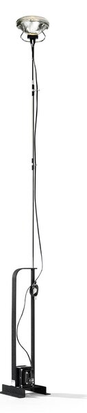 Flos F7610030 Toio, matně černá industriální lampa pro nepřímé osvětlení, 1x300W PAR56 MFL, výška až 195cm