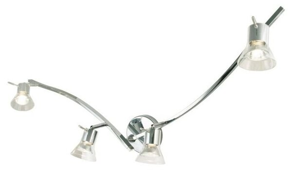PANIT SPT073 Bodové svítidlo HOUSTON náklopná chrom 230V GU10 4x50W - PAN INTERN