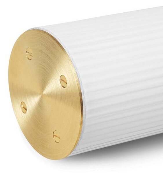 Závěsná svítidlo ferm LIVING, Vuelta 100, stmívatelné, Bílá, Obývací pokoj, Sklo, Design