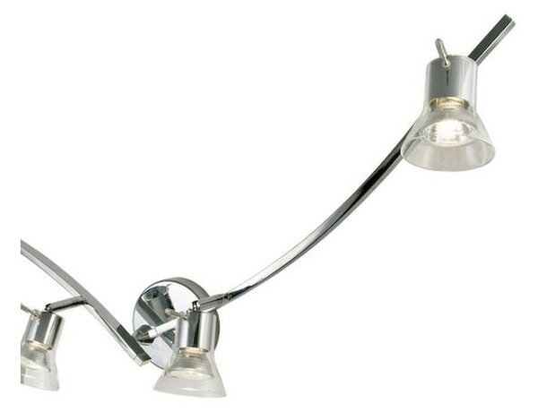 PANIT SPT073 Bodové svítidlo HOUSTON náklopná chrom 230V GU10 4x50W - PAN INTERN