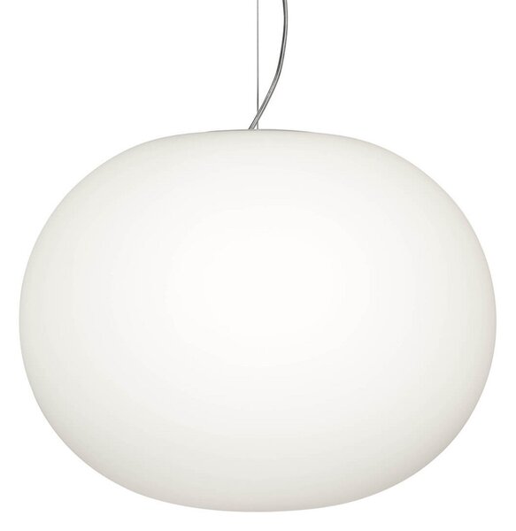 Závěsná svítidlo FLOS, GLO-BALL, stmívatelné, Bílá, Obývací pokoj, Sklo, Design