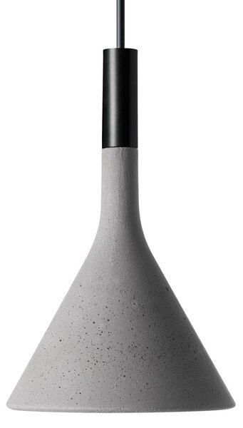 Závěsná svítidlo Foscarini, Aplomb Mini, stmívatelné, Šedá, Kuchyně, Beton, Design