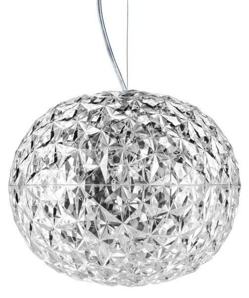 Závěsná svítidlo Kartell, Planet, Transparentní, Obývací pokoj, Plast, Design