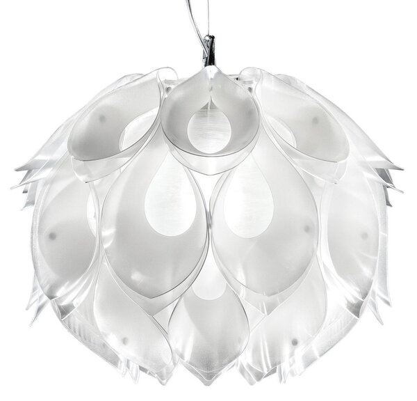 Závěsná svítidlo Slamp, FLORA, stmívatelné, Bílá, Obývací pokoj, Plast, Design