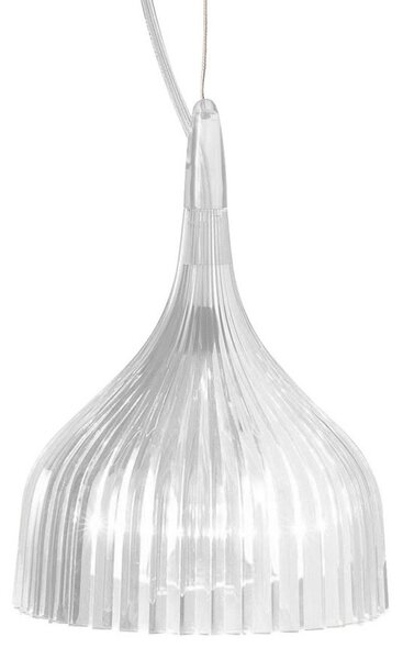 Závěsná svítidlo Kartell, É, Transparentní, Obývací pokoj, Plast, Design