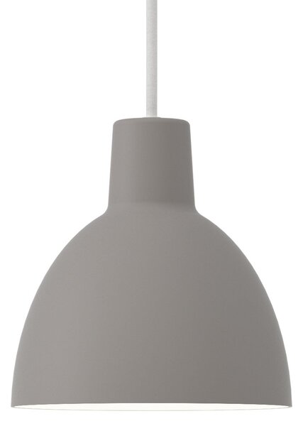 Závěsná svítidlo Louis Poulsen, Toldbod 170, stmívatelné, Šedá, Obývací pokoj, Kov, Design
