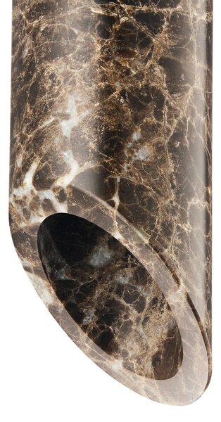 Závěsná svítidlo DESIGN BY US, Marble Art, stmívatelné, Hnědá / Rezavá, Obývací pokoj, Mramor, Design