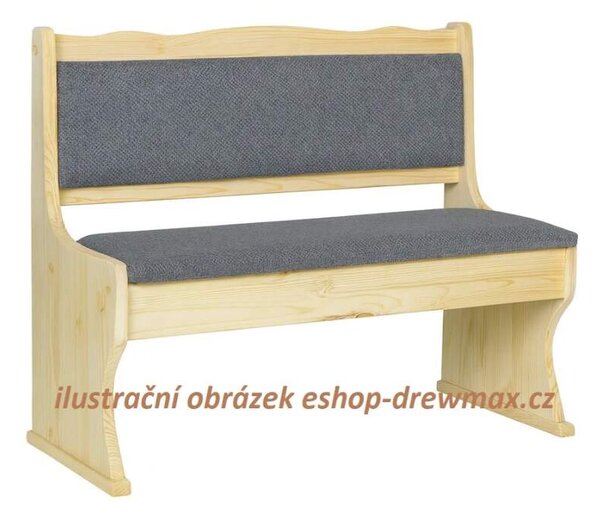Drewmax NR106 dřevěná lavice masiv borovice