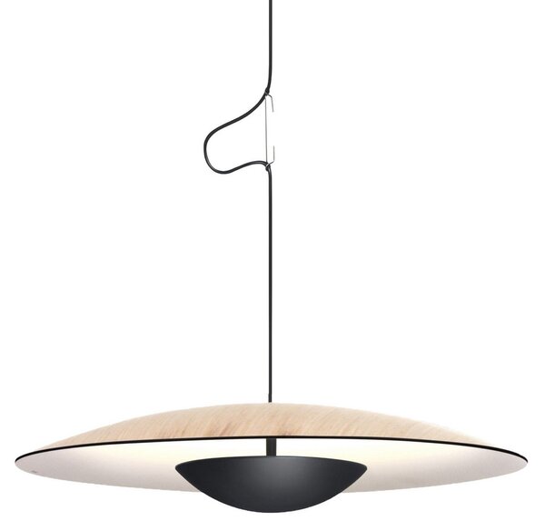 Závěsná svítidlo MARSET, Ginger, stmívatelné, Dřevo, Obývací pokoj, Dřevo, Design