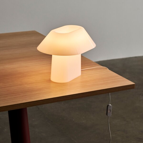 HAY Stolní lampa Drome, White Opal