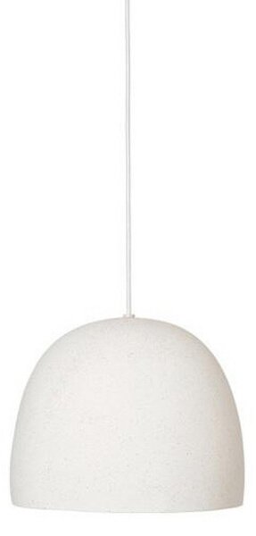 Závěsná svítidlo ferm LIVING, Speckle, stmívatelné, Bílá, Obývací pokoj, Keramika, Design